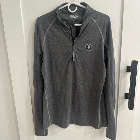 Straight Down Other - Straight Down Mount Vernon Country Club Quarter Zip Pullover Gray Mens XL